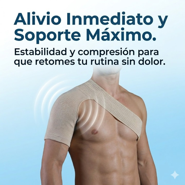FlexiShoulder™ Manga de Compresión para Hombro  Alivio Instantáneo.